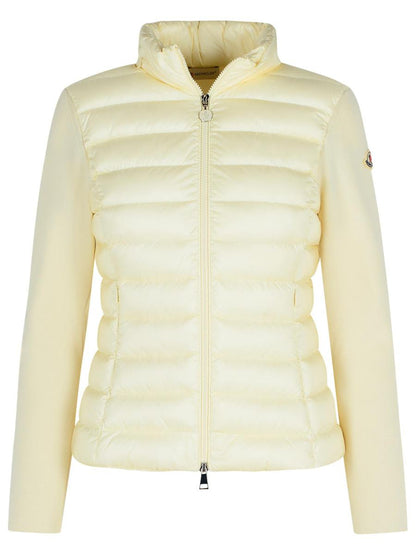 Moncler svart jacka i ullblandning