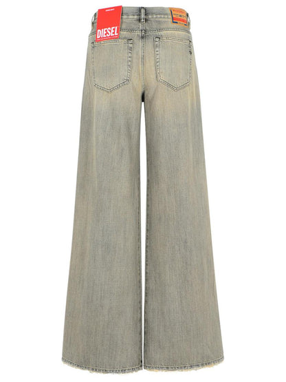 Diesel '1978 Akemi' Grå Jeans i Bomullsblandning