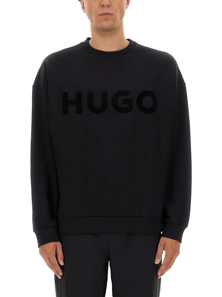 Hugo Boss överdimensionerad tröja med logotyp
