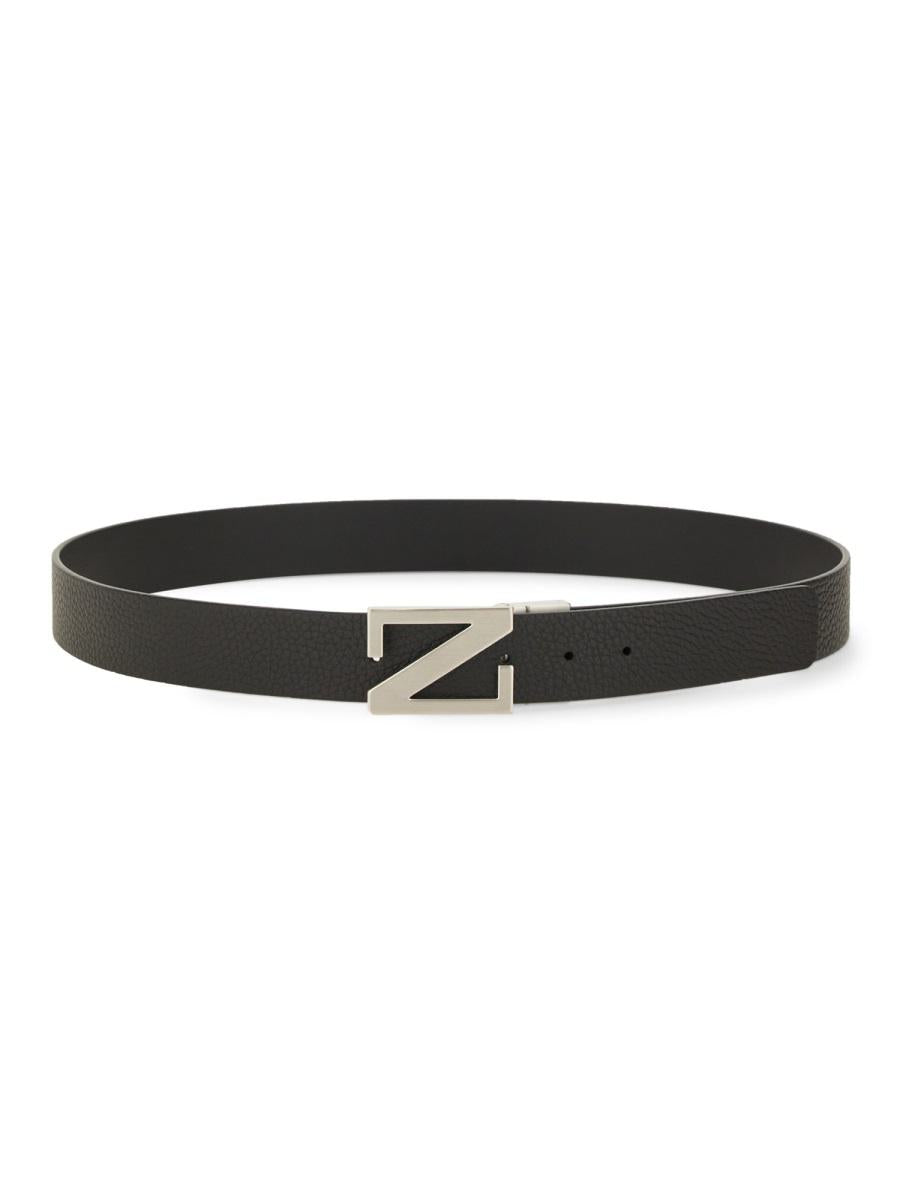 Zegna vändbart bälte med monogram "Z"-spänne