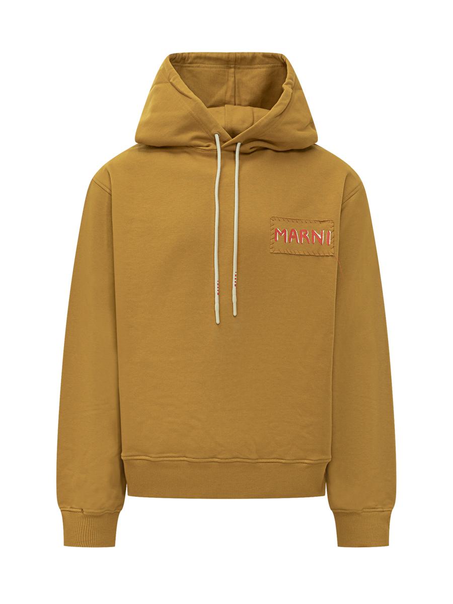 Marni Marni Hoodie med Logotypmärke