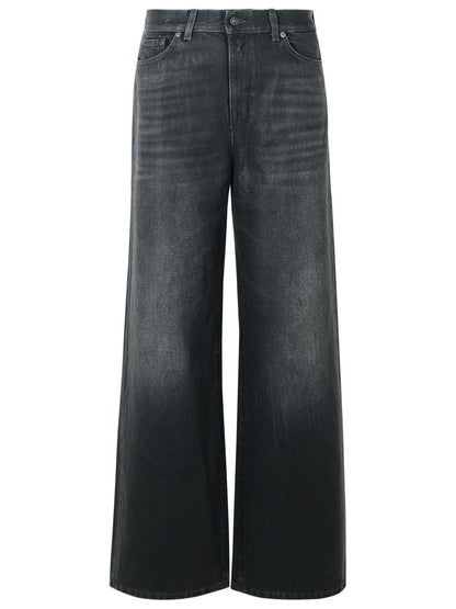 7 For All Mankind 'Lakrits' Svarta Denim Jeans