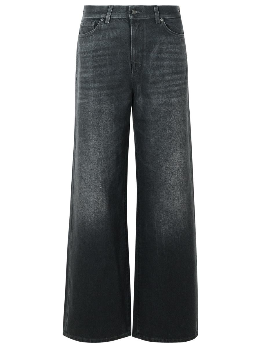 7 For All Mankind 'Lakrits' Svarta Denim Jeans