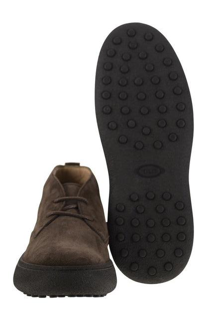 Tod'S Mocka Läder Ankelboots