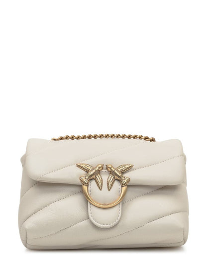 Pinko Pinko Love Mini Puffväska i Läder