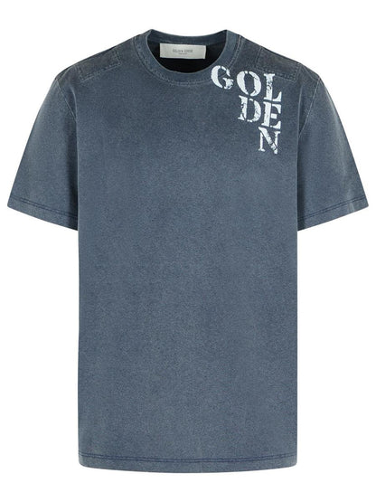 Golden Goose Blå Bomulls-T-shirt