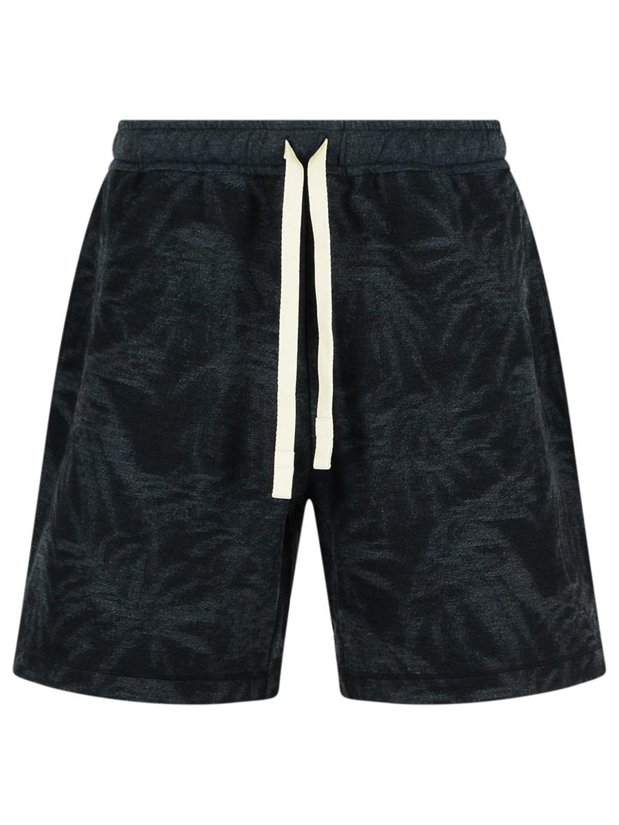 Palm Angels Svarta Bomullsbermudashorts