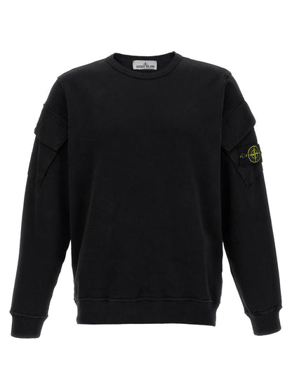 Stone Island-tröja med logotypmärke