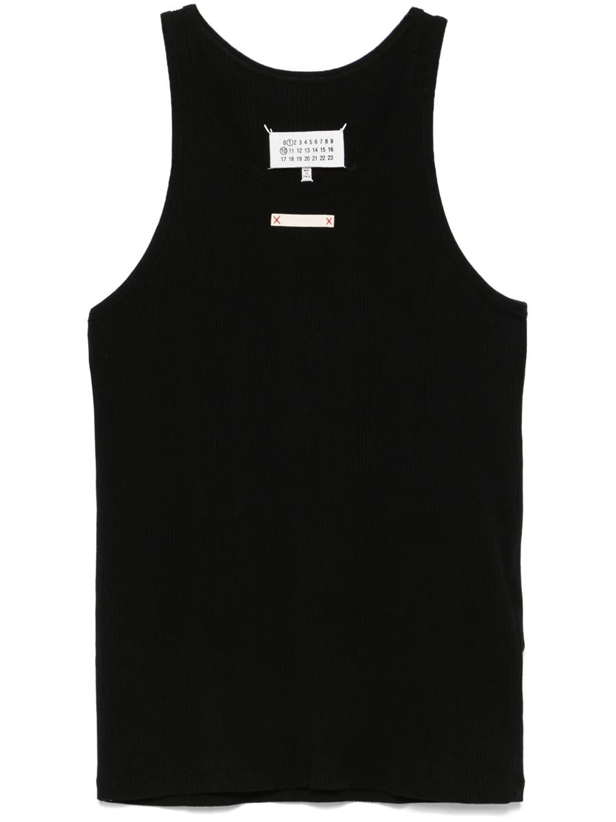 Maison Margiela Ribbad Stickad Topp