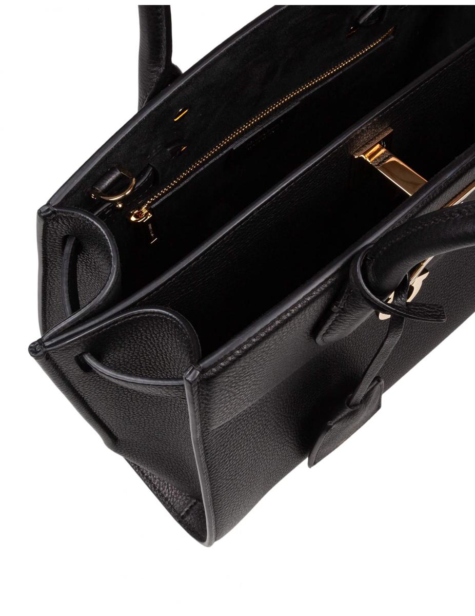 Salvatore Ferragamo hamrad läderhandväska