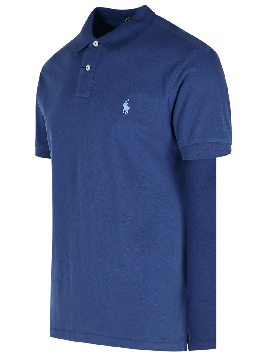Polo Ralph Lauren Marinblå bomullspikétröja