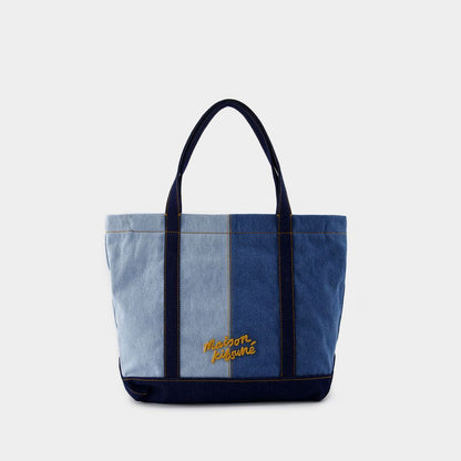 Maison Kitsuné Rävhuvud Stor Shopper Väska