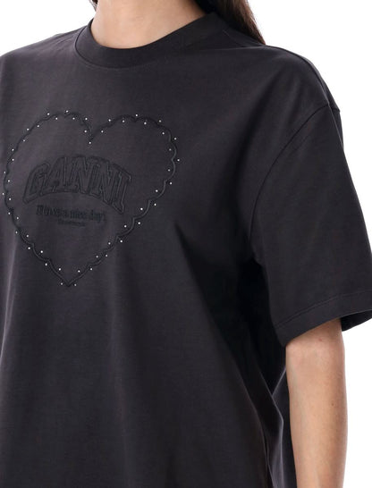 Ganni Hjärta T-shirt