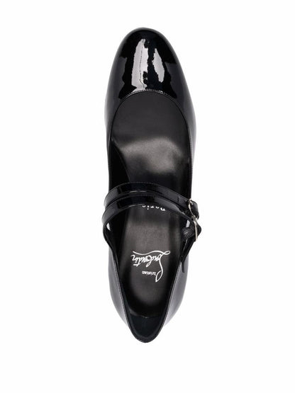 Christian Louboutin med klack svart