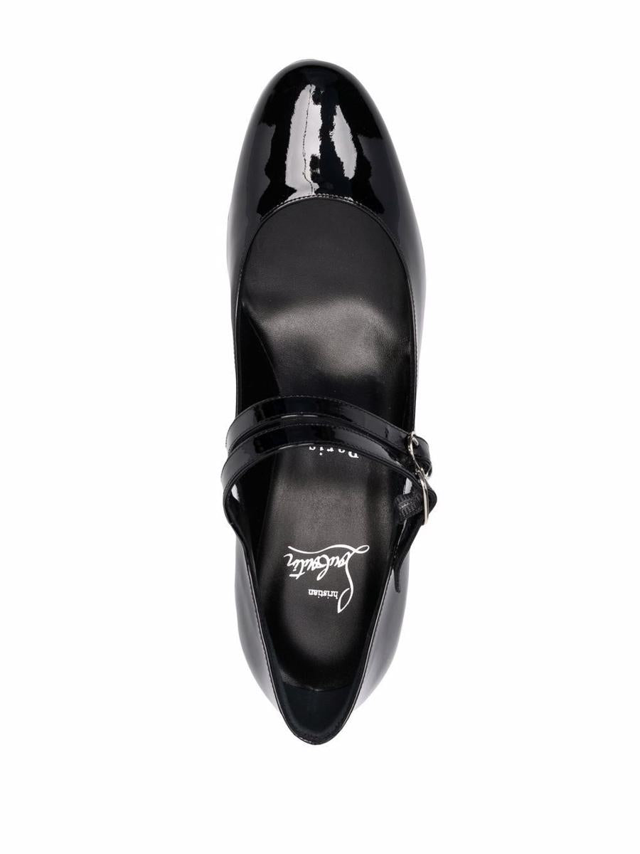 Christian Louboutin med klack svart