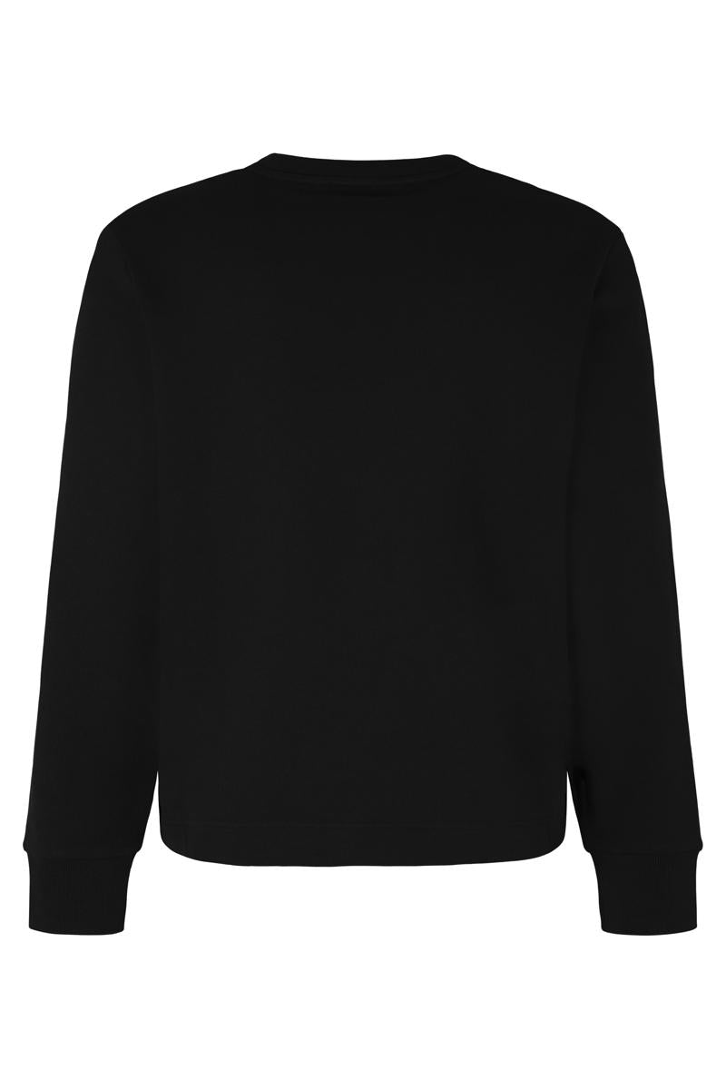 Moncler bomulls-tröja med rund hals