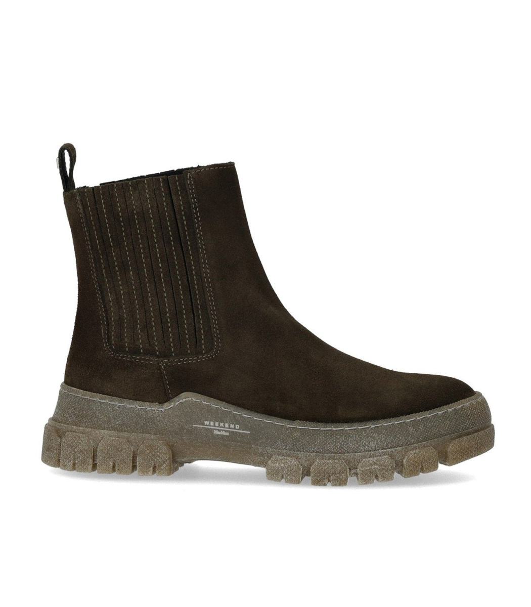 Weekend Max Mara Genepi Militärgrön Chelsea Stövel