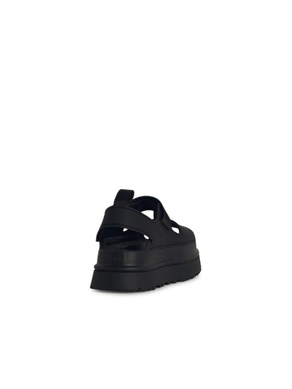 UGG 'Goldenglow' Svarta Gummisandaler