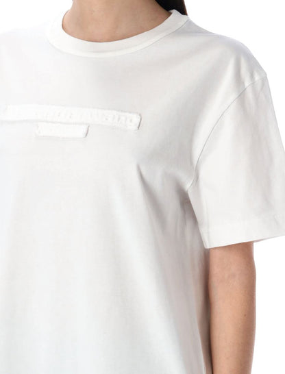 Alexander Wang t-shirt med sliten logotyp