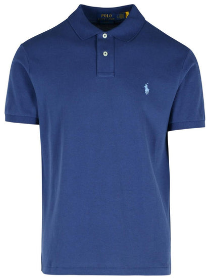 Polo Ralph Lauren Marinblå bomullspikétröja