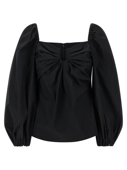 Carolina Herrera topp med puffärm