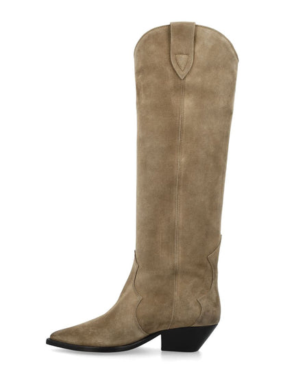 Isabel Marant Denvee Mocka Cowboy Stövlar