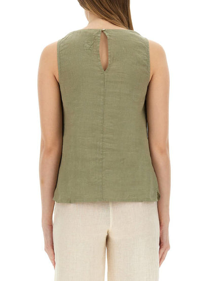 Topp i 120 % linoleumlinne