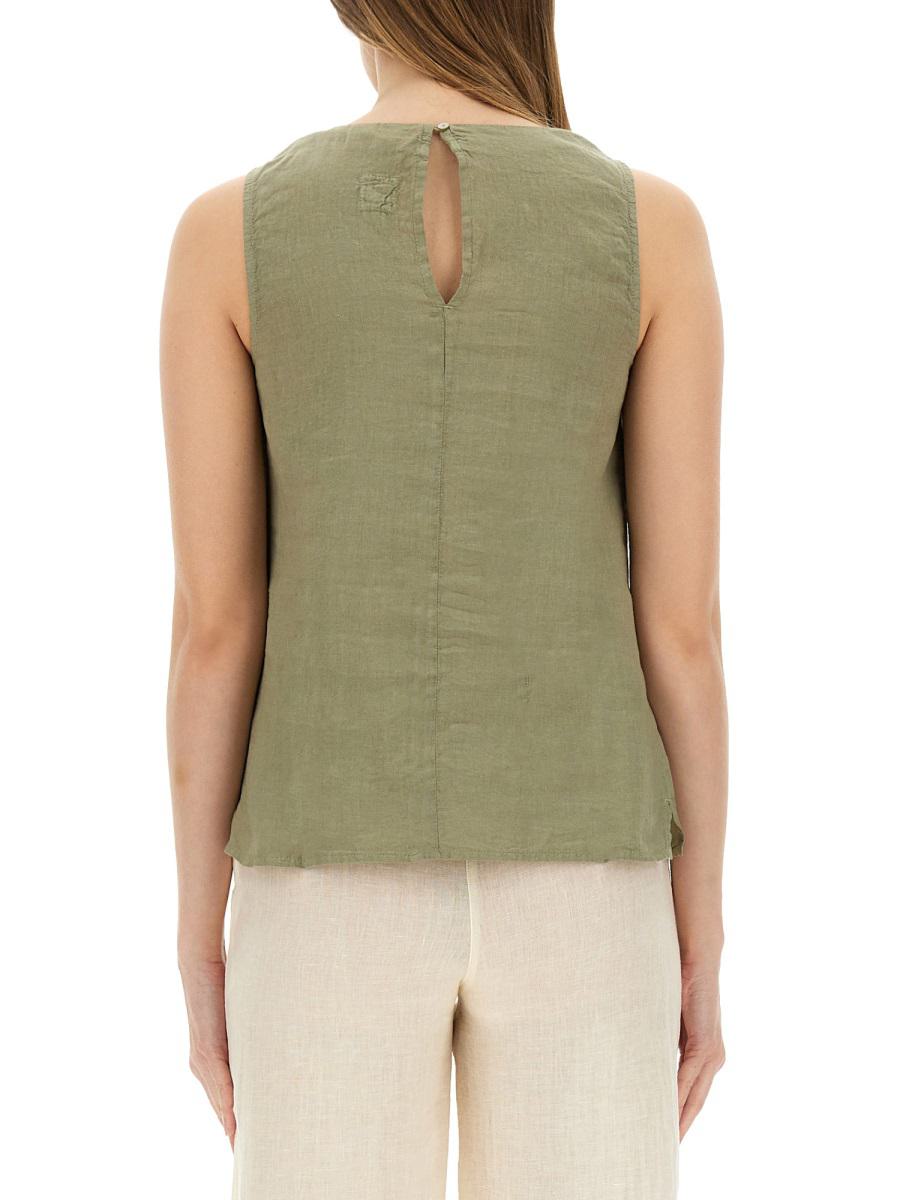 Topp i 120 % linoleumlinne