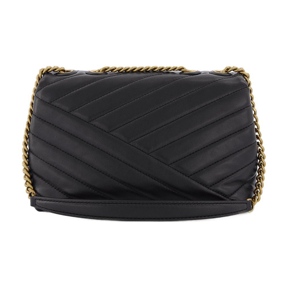 Tory Burch Kira Chevron Liten Hobo-väska