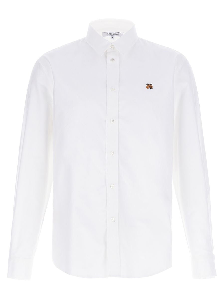 Maison Kitsuné 'Rävhuvud'-skjorta