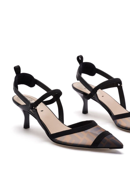 Fendi Colibri Lite Slingback-pumpar