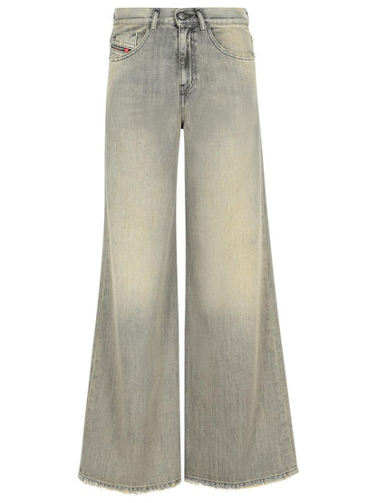 Diesel '1978 Akemi' Grå Jeans i Bomullsblandning