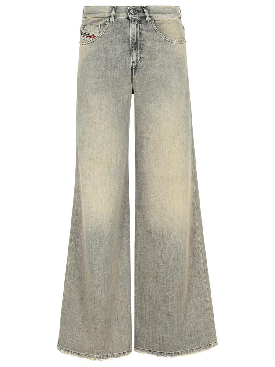 Diesel '1978 Akemi' Grå Jeans i Bomullsblandning