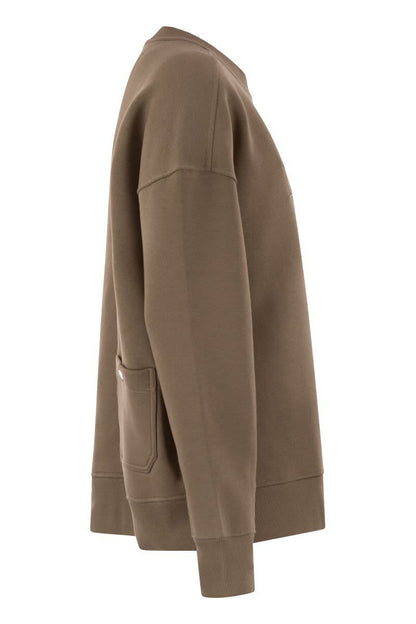 Max Mara Monza - Bomullströja med logotyp