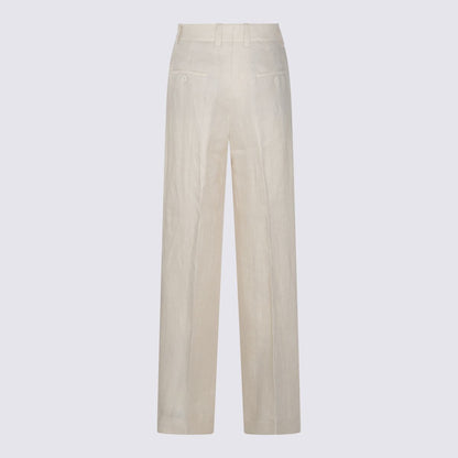 Incotex Beige Linnebyxor
