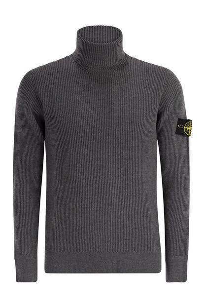 Stone Island Fint Ribbad Polotröja