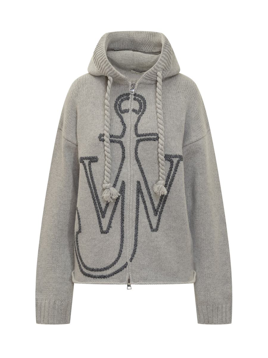 JW Anderson JW Sweatshirt. Anderson med huva och broderad logotyp