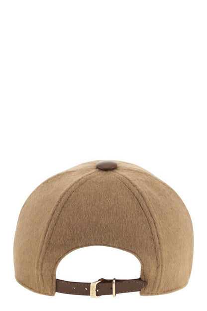 Max Mara Fedora - Kamelfärgad basebollkeps