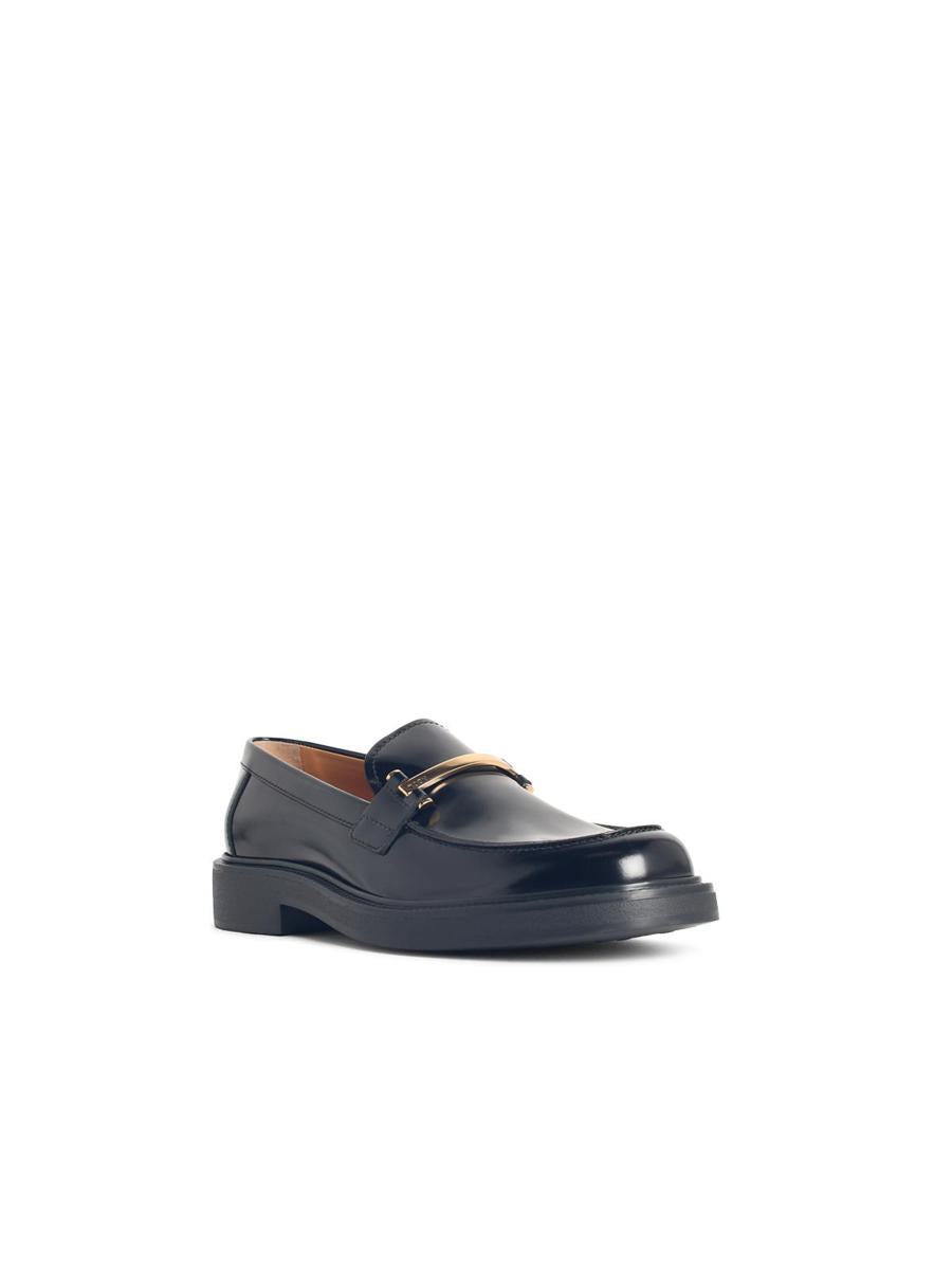 Tod's svarta läderloafers