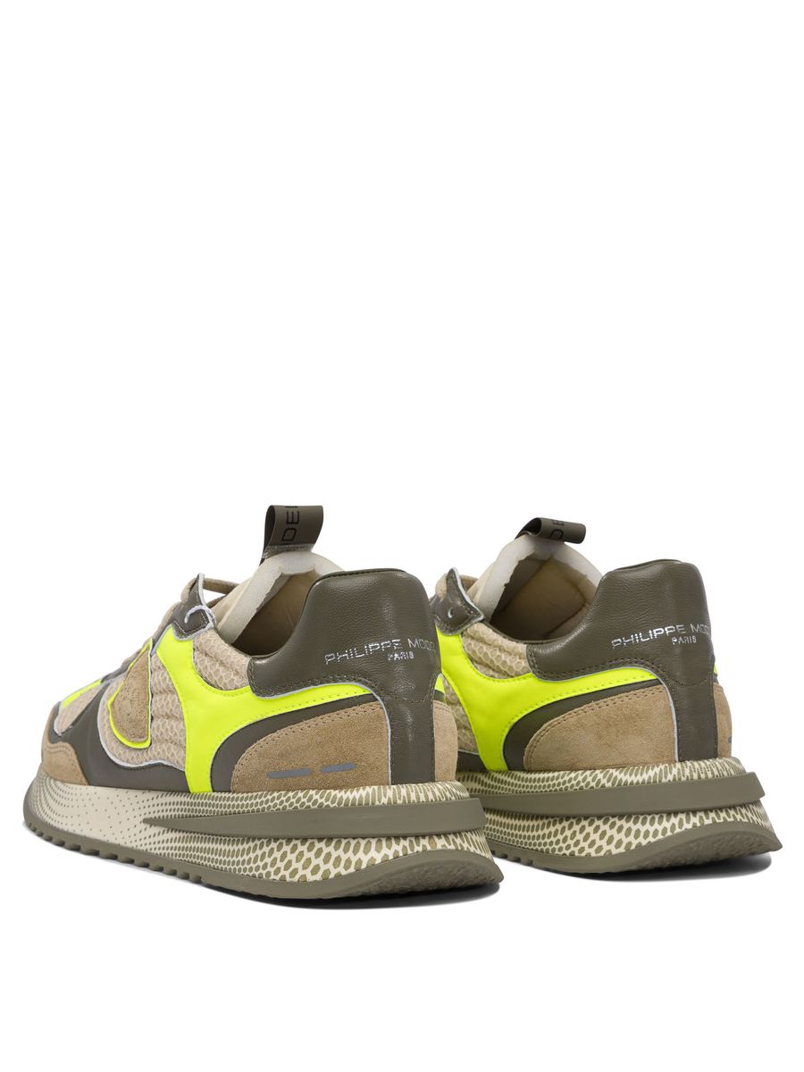 Philippe Model Olympique Gul Militärgröna Sneaker