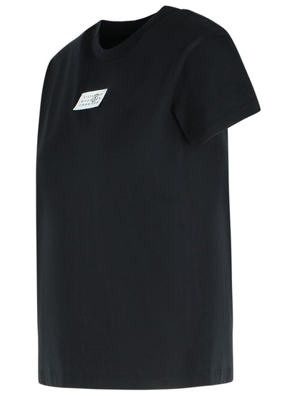 MM6 Maison Margiela svart bomulls-T-shirt