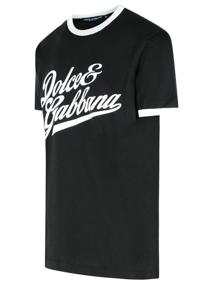 Dolce &amp; Gabbana svart bomulls-T-shirt