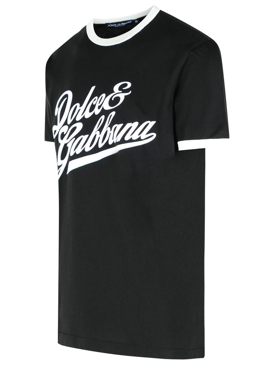 Dolce &amp; Gabbana svart bomulls-T-shirt