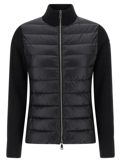 Moncler kofta i två material