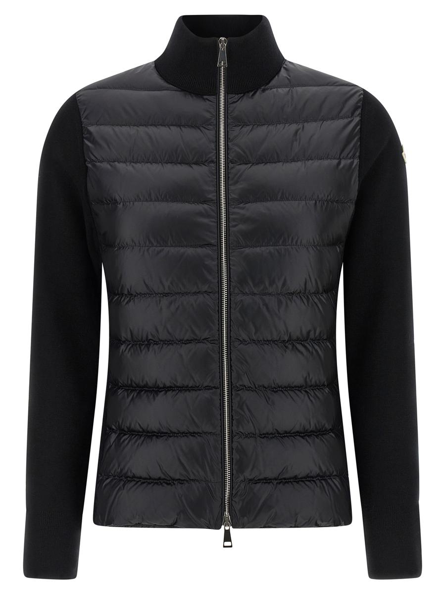 Moncler kofta i två material