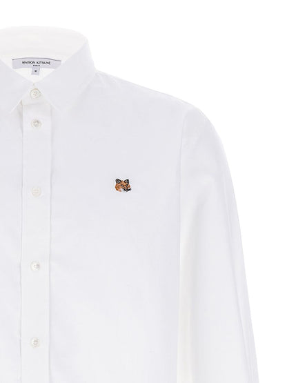 Maison Kitsuné 'Rävhuvud'-skjorta