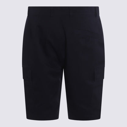 Lägg till mörkblå bomullsshorts