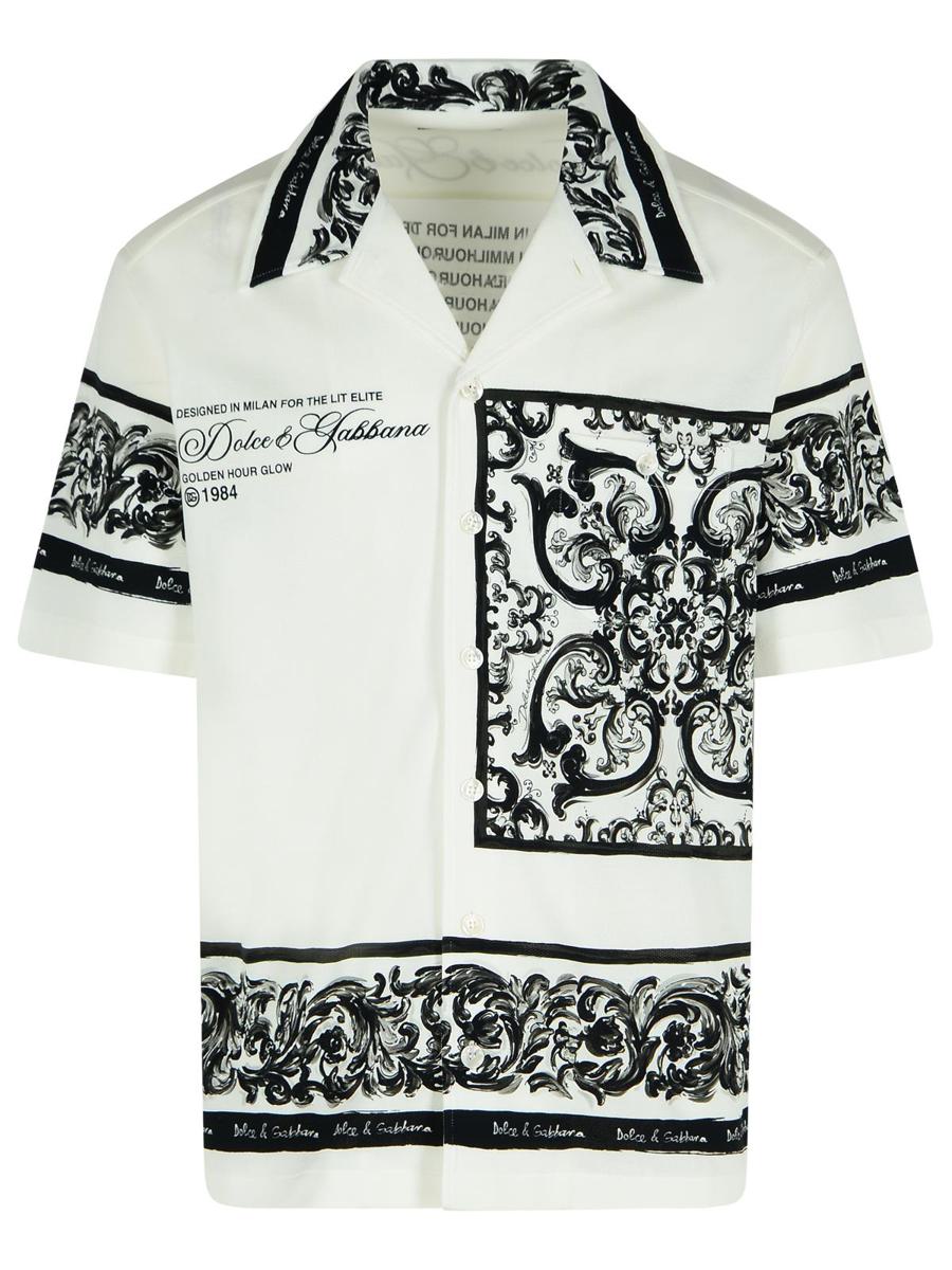 Dolce &amp; Gabbana Vit bomullsskjorta