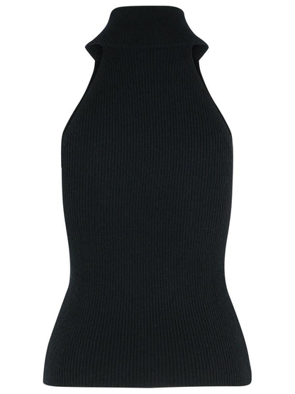 Lisa Yang 'Freya' Black Cashmere Top