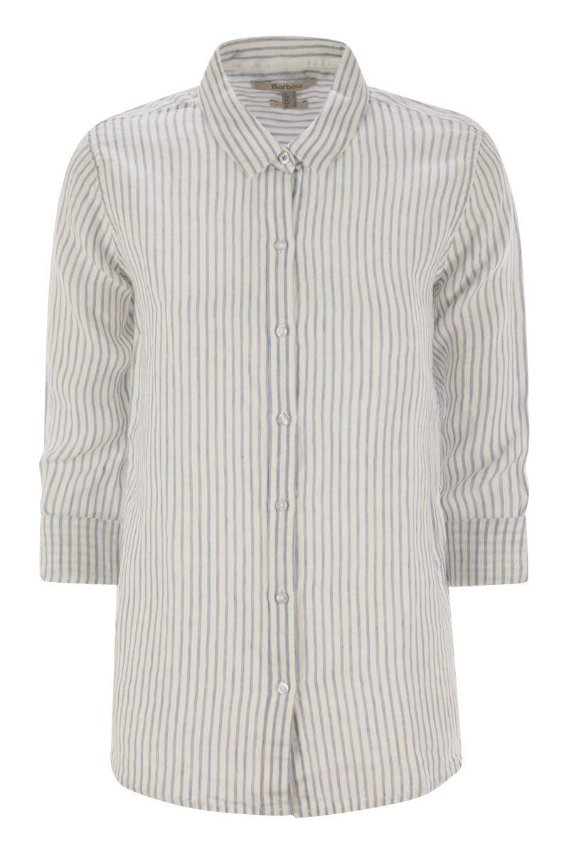 Barbour Marine - Randig Linneskjorta